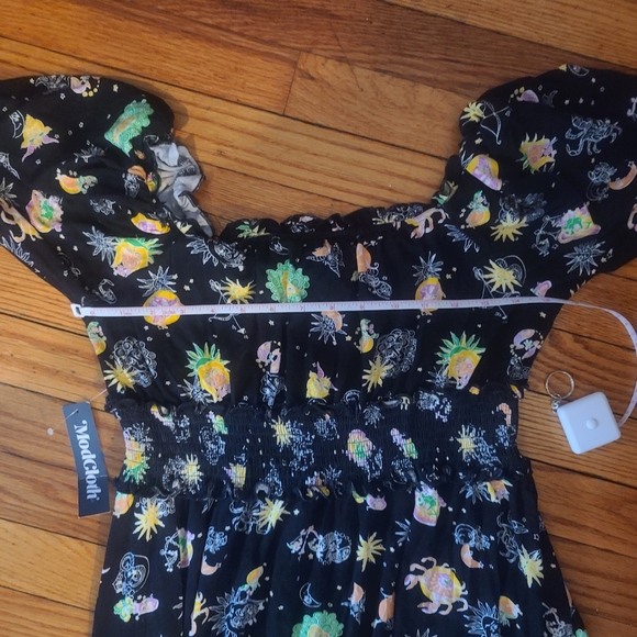 Zodiac print retro dress ModCloth NWT - L - Picture 4 of 4